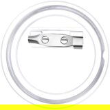 vidaXL Set gumba za značke sa sigurnosnim iglama 100 kom akrilni 37 mm | shoptok.hr