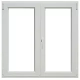  prozor s kvakom (Š x V: 100 x 100 cm, DIN desno, Bijele boje)