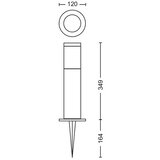 Philips LED spoljašnja lampa UTRECHT LED/24W/230V 2700K IP44 | Eponuda.com