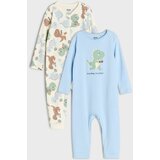 Sinsay Pamučni jednodijelni kombinezoni s motivom dinosaura 2 pack | shoptok.hr
