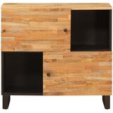  Pomoćni ormarić Smeđa 80 x 33 x 75 cm Čvrsto drvo manga | shoptok.hr