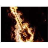  Tapeta - Flaming guitar 200x154 | shoptok.hr