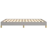 Okvir za krevet bez madraca svjetlosivi 160 x 200 cm od tkanine | shoptok.hr