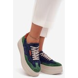 Zazoo Suede Women's Sneakers On Platform | Shoptok.si