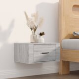  Zidni noćni ormarići 2 kom Boja sivog hrasta sonome 50x36x25 cm | Eponuda.com