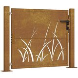  Vrtna vrata 100x75 cm Corten čelik dizajn s travom | Eponuda.ba