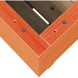  Vrtno cvetlično korito voščeno 40x40x49,5 cm trdna borovina | Shoptok.si
