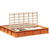  Konstrukcija postelje Voščeno rjava 218 x 210 x 30 cm, (5000022868) | Shoptok.si