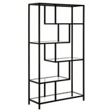 Hanah home By-30 - black, transparent blacktranparent bookshelf | ePonuda.com