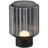 Tri O Crna/siva LED stolna lampa s mogućnosti zatamnjivanja sa staklenim sjenilom (visina 19,5 cm) Lord – | shoptok.hr