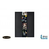 SECURIT Črna kredna tabla 60 x 80 cm Woody Black | Shoptok.si