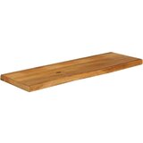 vidaXL Mizna plošča z naravnim robom 100x30x3,8 cm trden mangov les | Shoptok.si