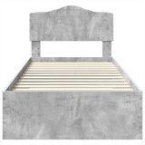  Krevetna konstrukcija s ladicama Betonski sivi 70 x 190 cm | shoptok.hr