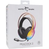 WHITESHARK Peacock-2 GH-2444 gaming slušalice s mikrofonom, crne | shoptok.hr