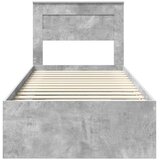  Konstrukcija postelje Beton 90 x 200 cm Masivno borovo les, (5000121233) | Shoptok.si