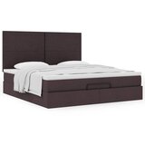 vidaXL Otomanski krevet s madracem tamnosmeđi 180x200 cm od tkanine Cijene