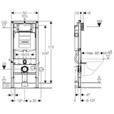 Geberit SIKOGESTOR67S30KM sat wc školjka s kompletom duofix 111.300.00.5 Sigma30 | Shoptok.si