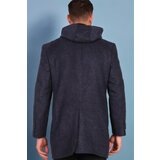 Dewberry PLT8335 MEN'S COAT-DIAGONAL BLUE-BLACK | Eponuda.ba