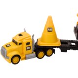 Set građevinskih vozila - kiper + šleper - žuti | Shoptok.si