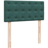 vidaXL Otomanski posteljni okvir z vzmetnicami zelen 180x200cm žamet | Shoptok.si