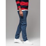 Ombre Men's STRAIGHT LEG cargo pants with zippered pockets - dark blue | Eponuda.ba