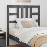  Uzglavlje za krevet sivo 96 x 4 x 100 cm od masivne borovine | shoptok.hr