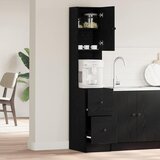  Kuhinjski bufet s ladicama Crni hrast 32 x 50 x 180 cm | shoptok.hr