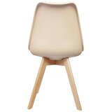 MID.YOU Set Stolov Scandi, Bež, Bukev, 4-Delni | Shoptok.si