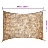  Kamuflažna mreža s torbom za pohranu 516 x 400 cm Pješčana - Pijesak 516 x 400 cm | shoptok.hr