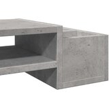 vidaXL Stojalo za zaslon s predelki beton. siva 100x27x15 cm inž. les | Shoptok.si