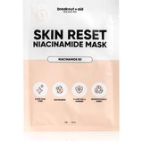 breakout + aid Skin Reset Niacinamide Mask Sheet maska s niacinamidom 34 g | shoptok.hr