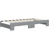  Dnevni krevet na razvlačenje svjetlosivi 90 x 190 cm od tkanine | shoptok.hr