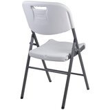  Zložljiv banketni stol za catering, bela, 84x50x46 cm | Shoptok.si