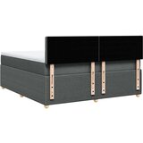 vidaXL Okvir kreveta s oprugama i madrac svjetlosivi 180x200cm tkanina | shoptok.hr