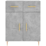  Visoka komoda siva betona 69,5x34x180 cm od konstruiranog drva | shoptok.hr