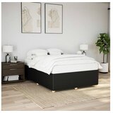 vidaXL Okvir za krevet bez madraca crni 140x200 cm od tkanine Cijene