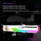  COOLMOON GT8 GPU nosač s ARGB osvjetljenjem, 28 cm, crni Cijene
