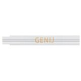 HEKA Zložljivi meter (Dolžina: 2 m, Bela, Natis: GENIJ) | Shoptok.si