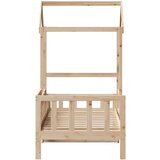 vidaXL Dnevna postelja s streho 90x200 cm trdna borovina | Shoptok.si