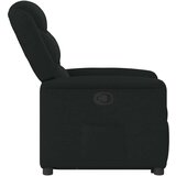 vidaXL Naslonjač na podizanje od tkanine crni | shoptok.hr