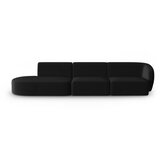 Milo Casa Crna baršunasti sofa s desnim kutom 311 cm Paolo – Cijene