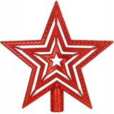 Family Christmas zvezda za na božično jelko rdeča 10 cm Cene