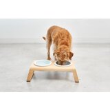 MiaCara komplet posod s podstavkom za pse desco ash natural s | Shoptok.si