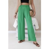 Kesi Włoski Wide-leg trousers green | shoptok.hr