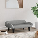 vidaXL Pasja postelja svetlo siva 70x40x24 cm žamet Cene
