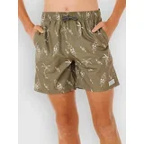 Eternal Shred Mesh Volley Kids Boardshorts surplus green