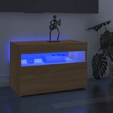 TV ormarić s LED svjetlima boja hrasta sonome 60x35x40 cm | shoptok.hr