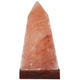 Narančasta lampa od himalajske soli (visina 28 cm) Nepal –