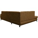 MID.YOU KOTNA SEDEŽNA GARNITURA, struktura, pliš rjava | Shoptok.si