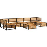  8-dijelna set vrtnih sofa s jastucima masivno bagremovo drvo | shoptok.hr